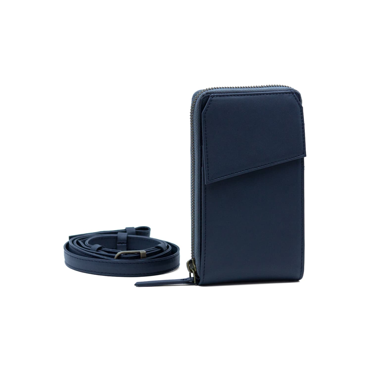 Leather Chef Urban Crossbody Sling Midnight Blue