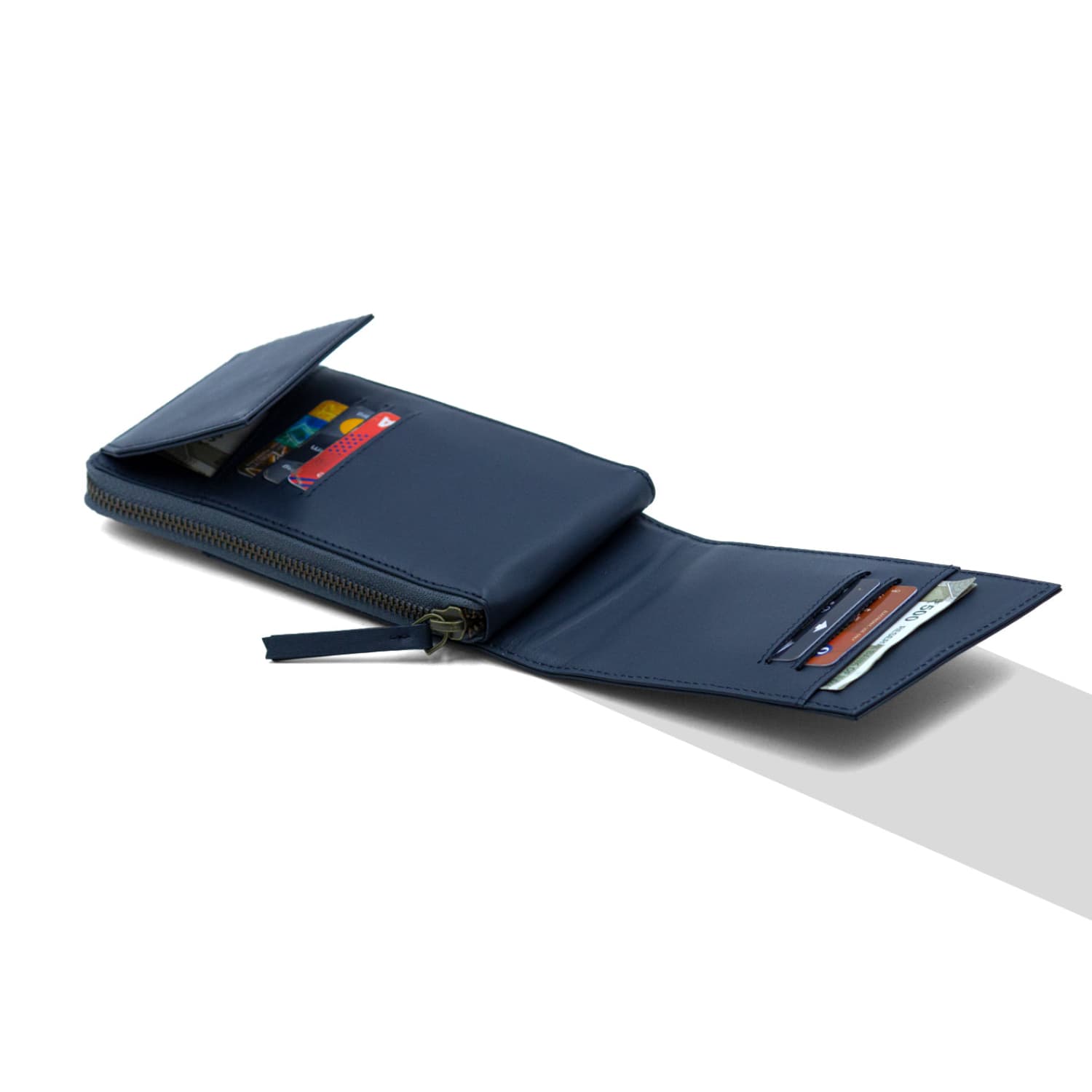 Leather Chef Urban Crossbody Sling Midnight Blue
