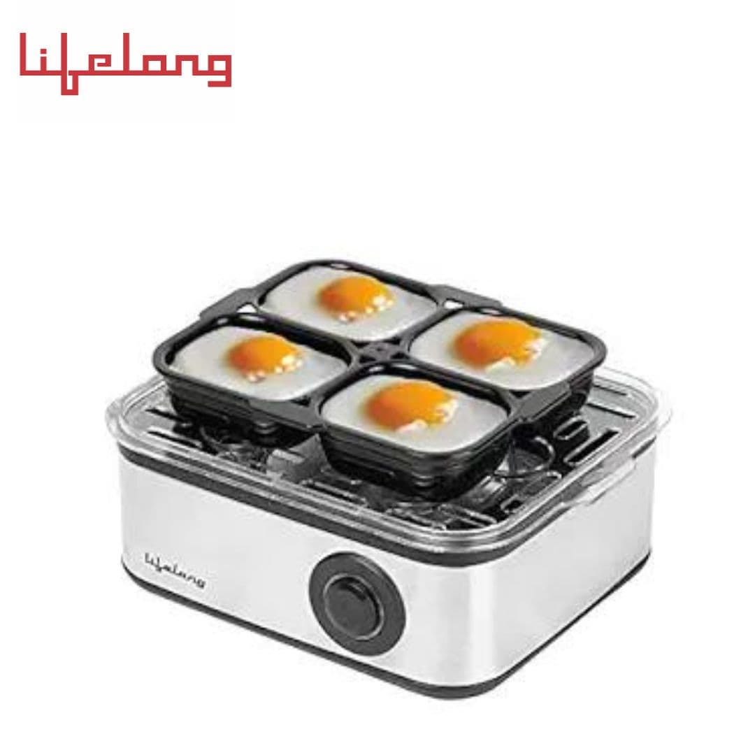Lifelong 2-in1 Egg Boiler and Poacher 500-Watt (Black)