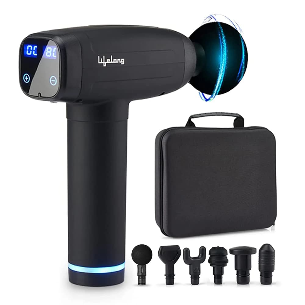 Lifelong Gun Massager Deep Tissue Body Massage Machine