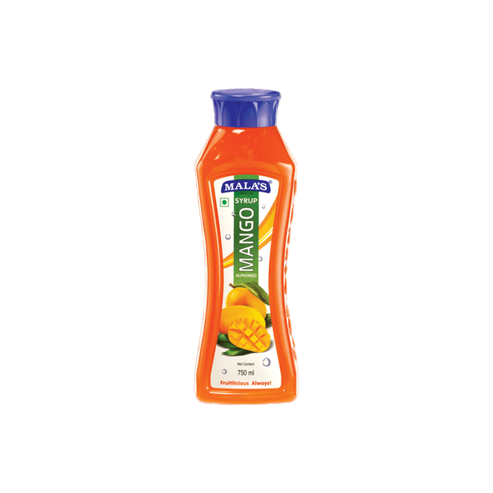 Mala's Alphanso Mango Syrup 750ml Pet Bottle