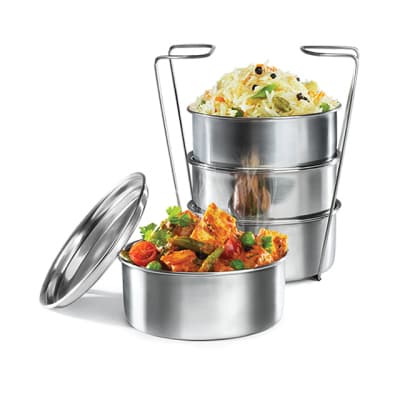 Milton Electron Plastic 4 Container Tiffin Box