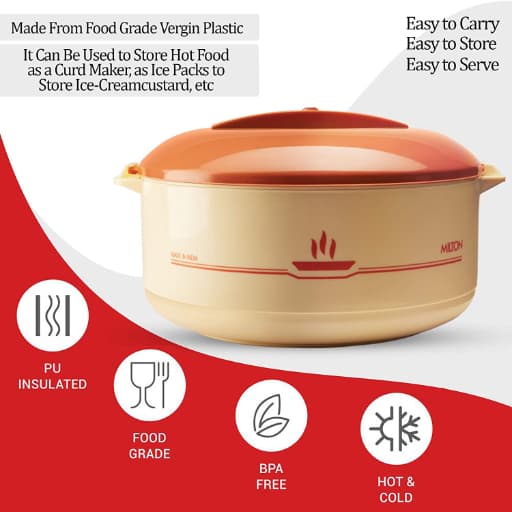 Milton Celestial 4000 ml Inner Stainless Steel Casserole