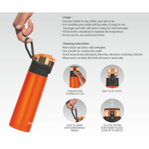 Milton Atlantis 900 Thermosteel Water Bottle