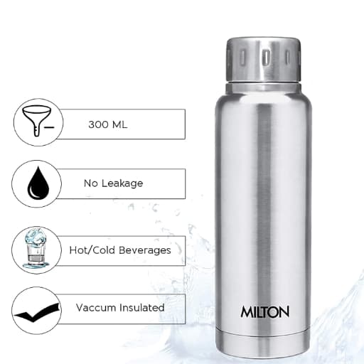 Milton Elfin 300 Thermosteel 24 Hrs Hot and Cold Water Bottle