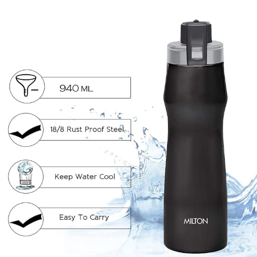 Milton Champ 1000 Water Bottle & Flask (Set Of-2)