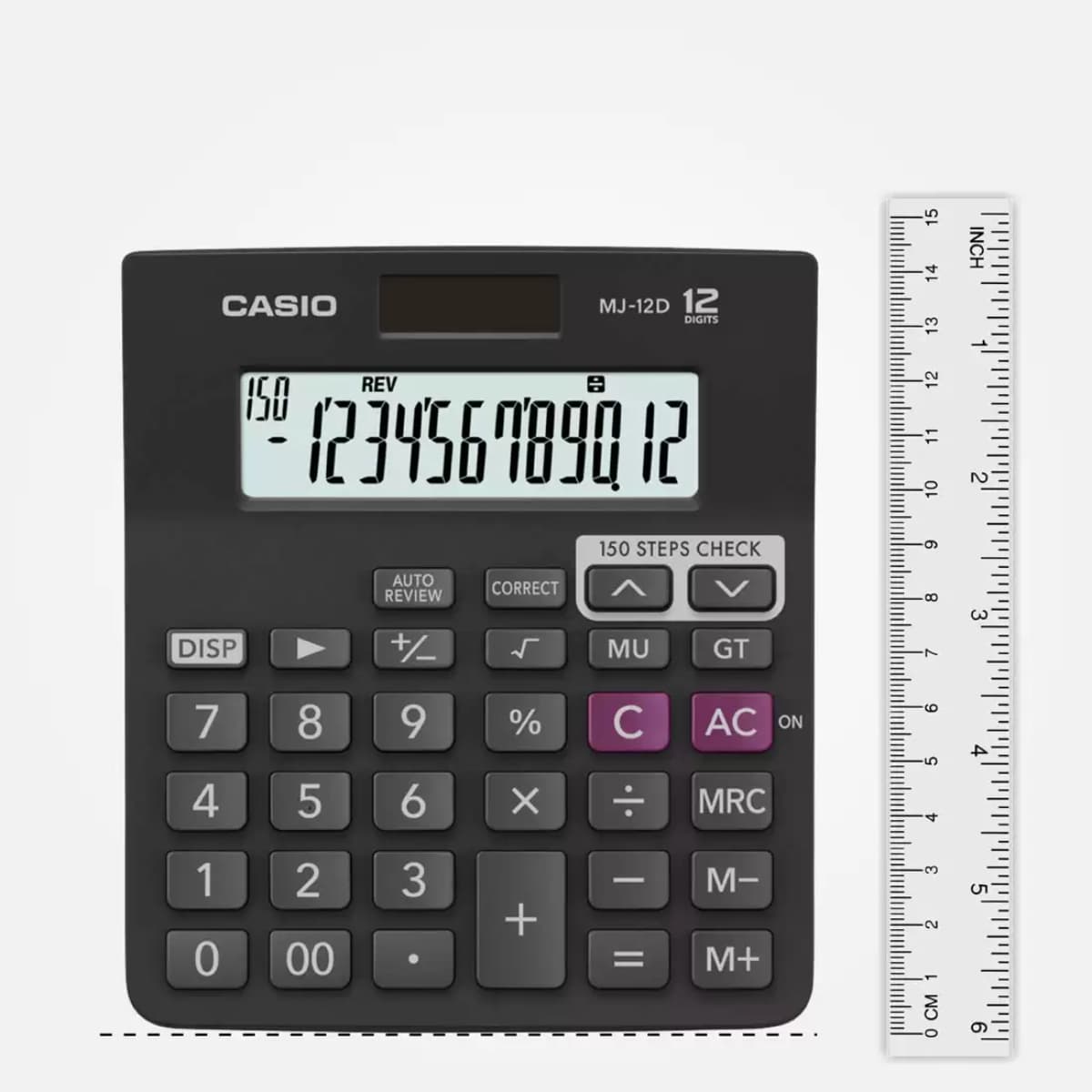 Casio MJ-12D 150 Steps Check and Correct Desktop Calculator