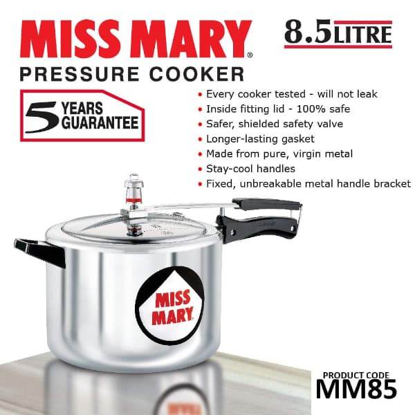Hawkins Miss Mary Pressure Cooker 8.5 Litre