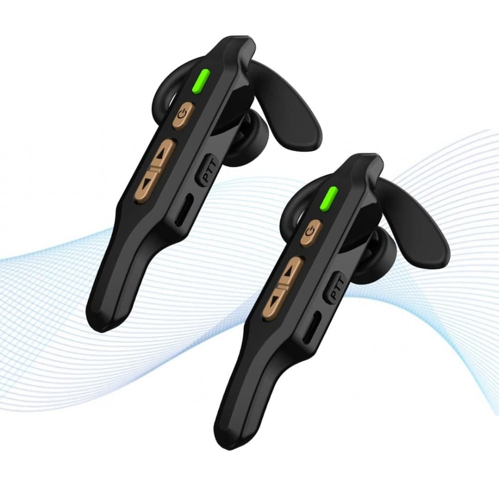 Vertel Mini Pro Earhook & Clip On Walky Talky