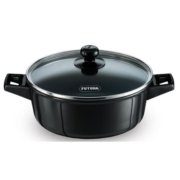 Hawkins Futura 3L Nonstick Bowl With Glass Lid