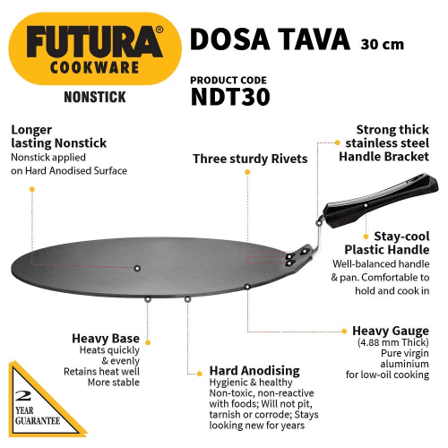 Hawkins NDT30 Futura Nonstick Dosa Tava