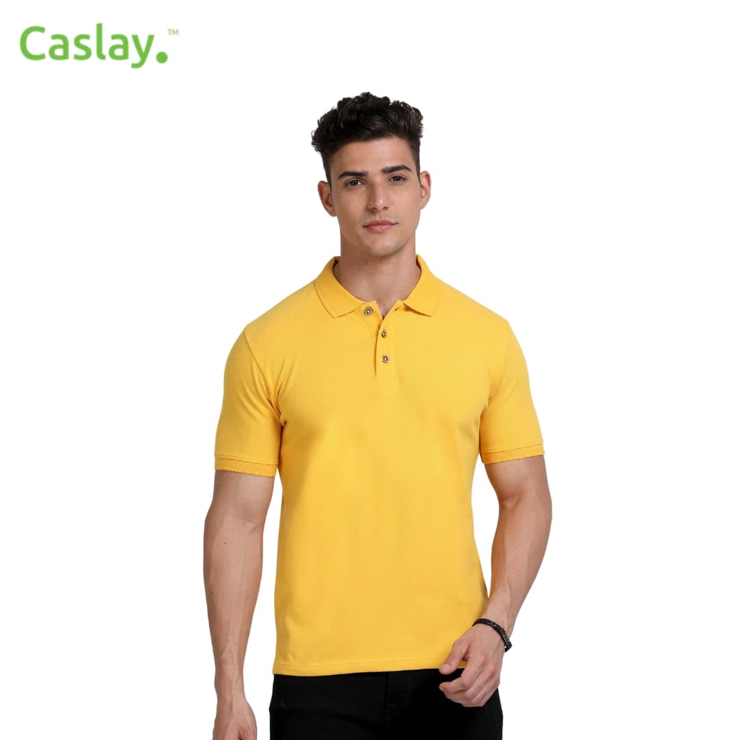 Caslay Polo T-Shirt - Mustard