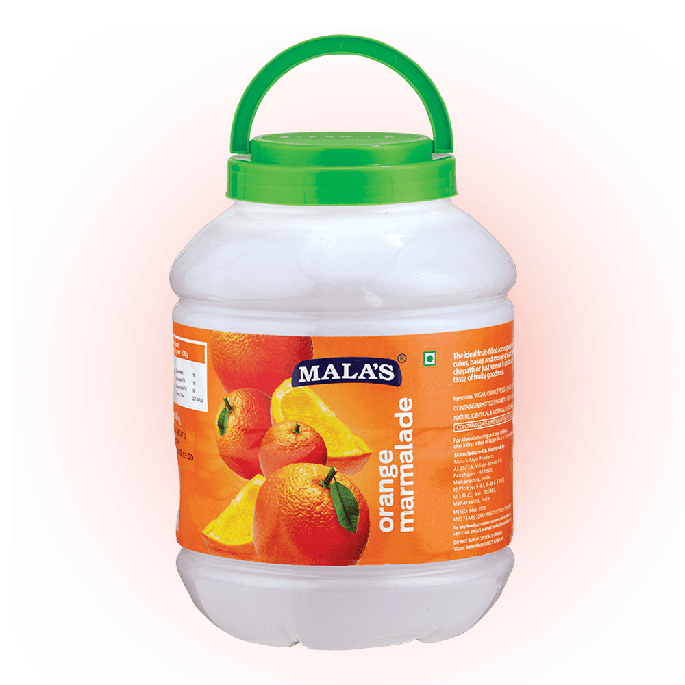 Mala's Orange Jam 4kg Pet Jar
