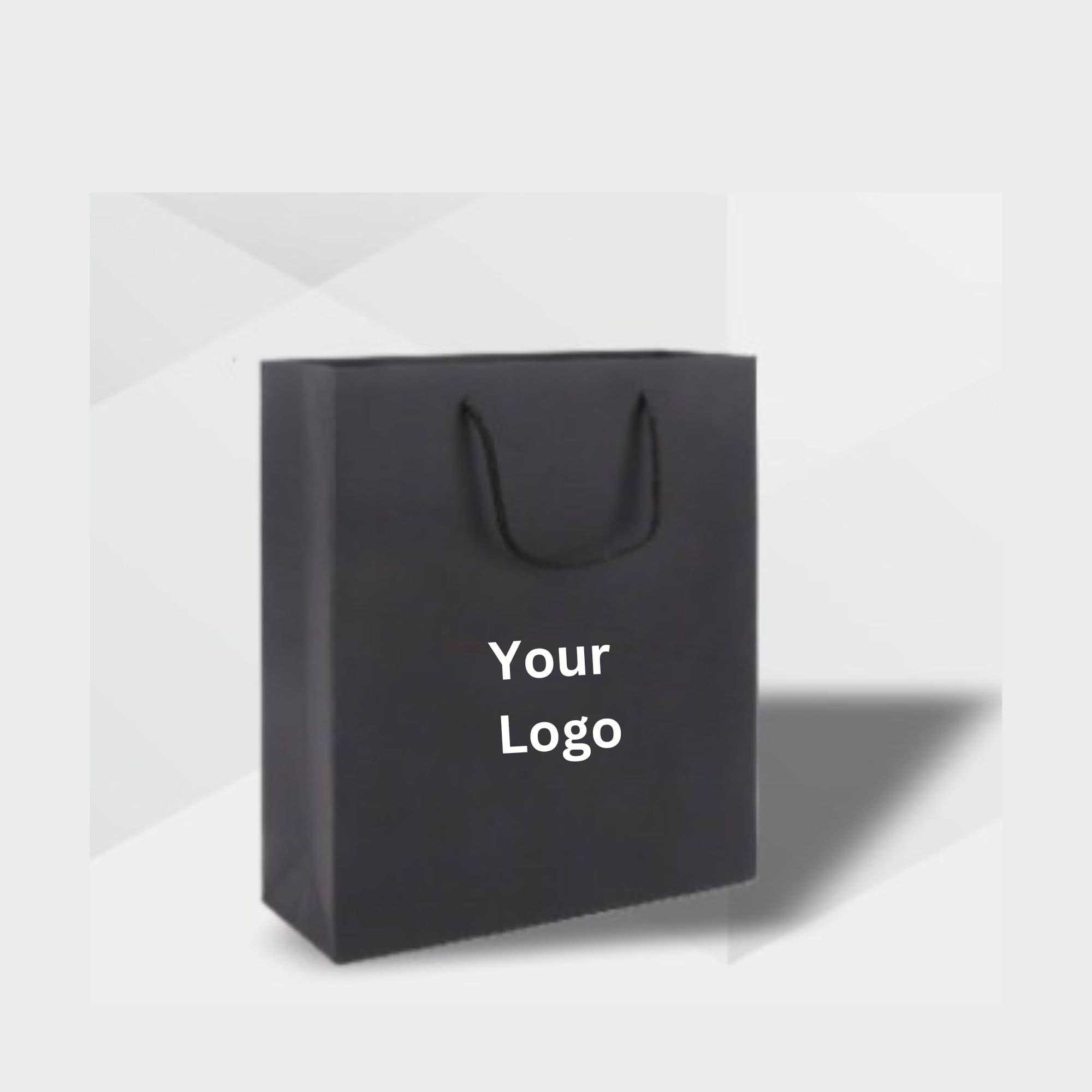 Black Paper Bags Small