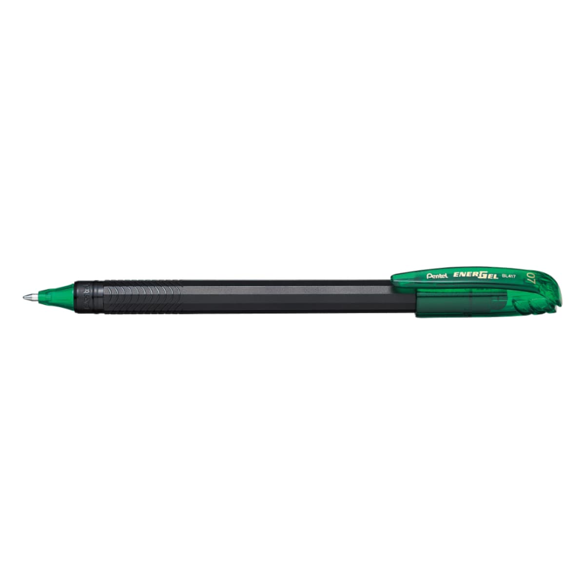 PENTEL ENERGEL PEN GREEN INK ROLLER GEL PEN BL417