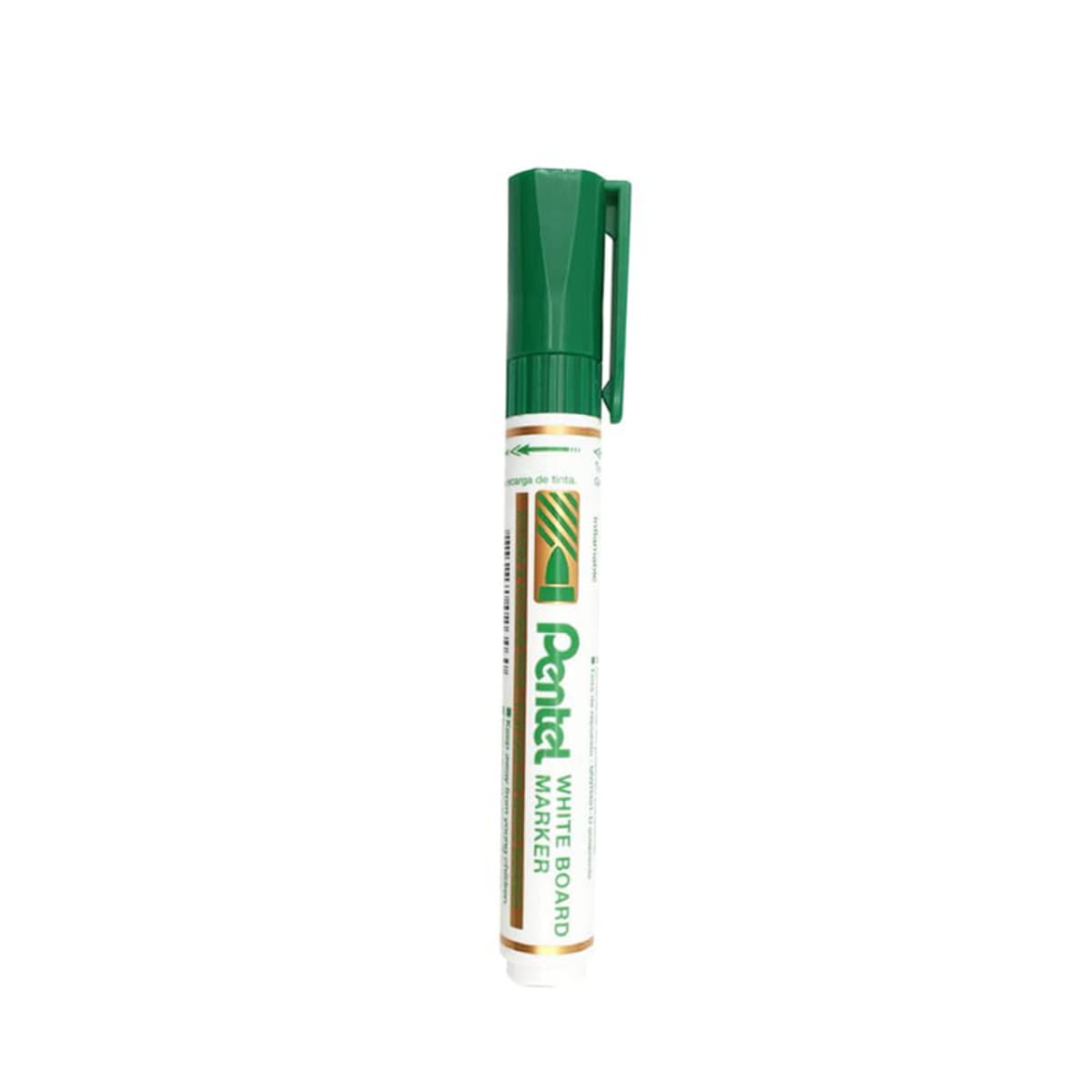 Pentel MW45 White Board Marker 10pc Box Green