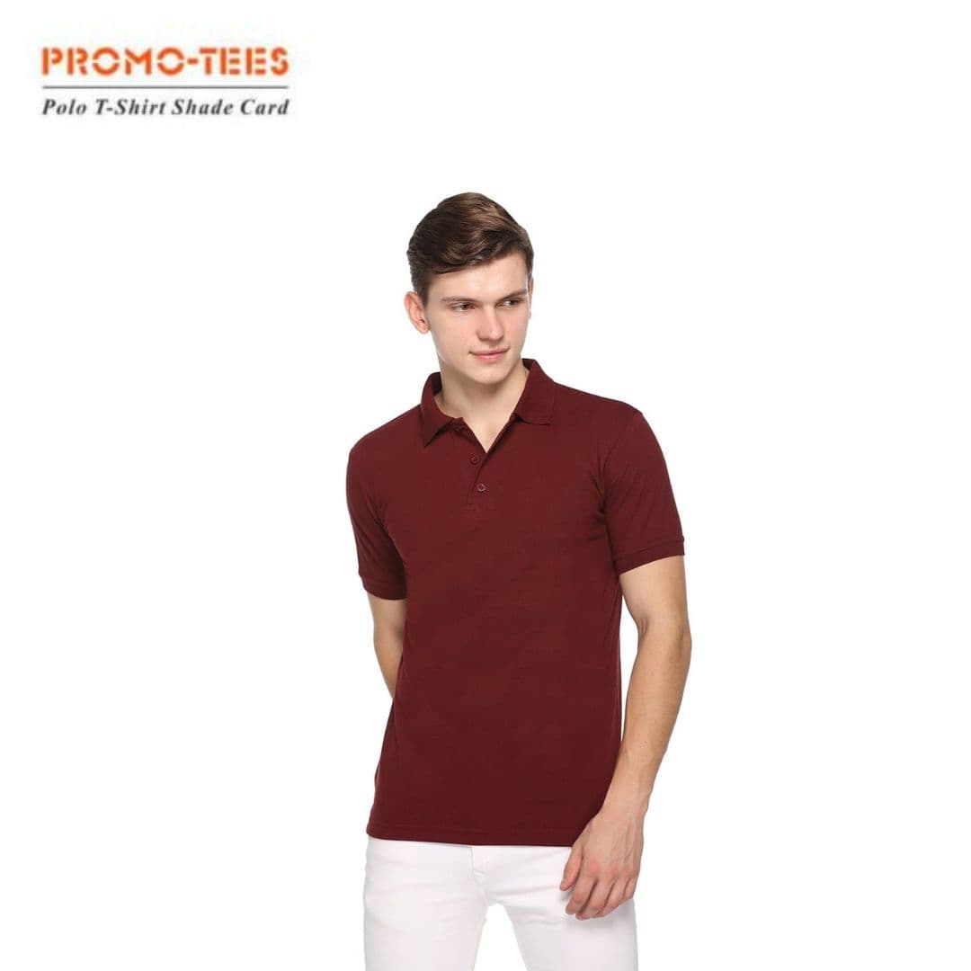 Comfortable and Confident: PIKMEE Men's Promotees T-Shirt (Maroon)