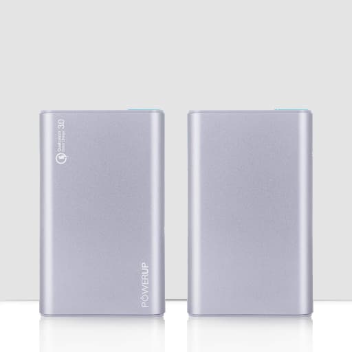 Powerup ALUPAC 10050mAh Aluminium Power Bank (Silver)