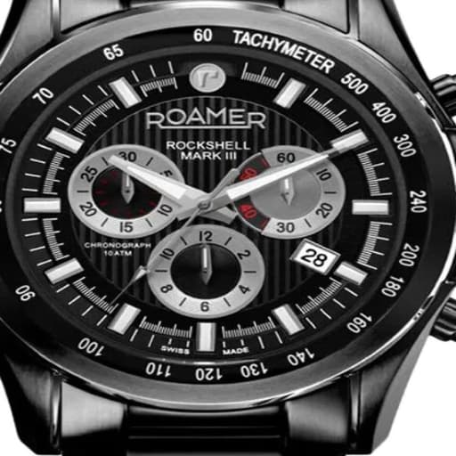 Roamer Rockshel Chrono Gents Black Watch