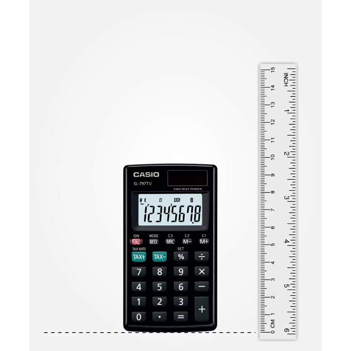 Casio SL-797TV Portable Calculator with Exchange Function