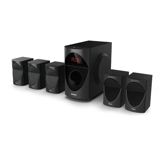 Philips SPA5190B 90 W Bluetooth Home Theatre (Black, 5.1 Channel)