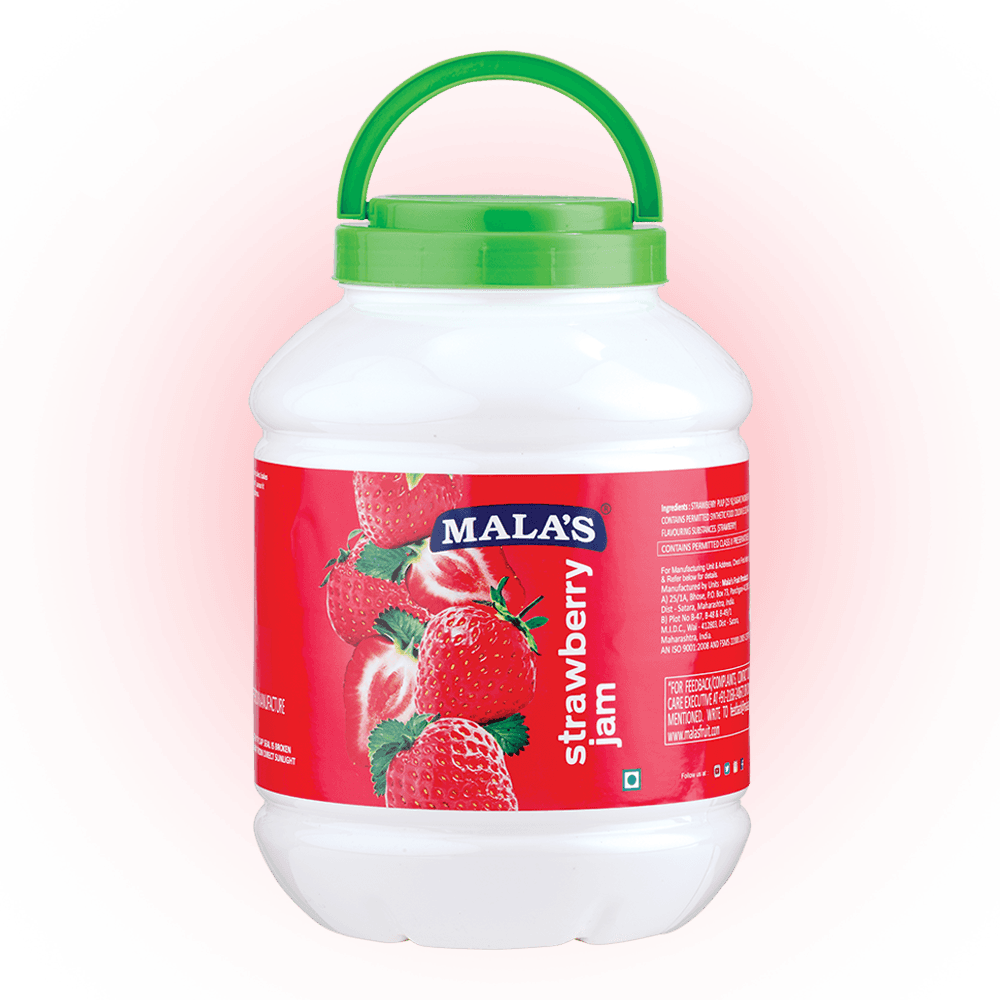 Mala's Strawberry Jam 4kg Pet Jar