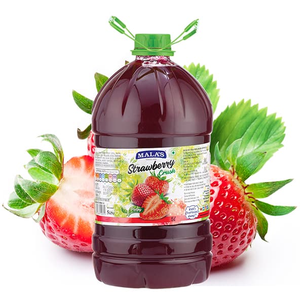 Mala's Strawberry Crush 5 LTR Pet Bottle