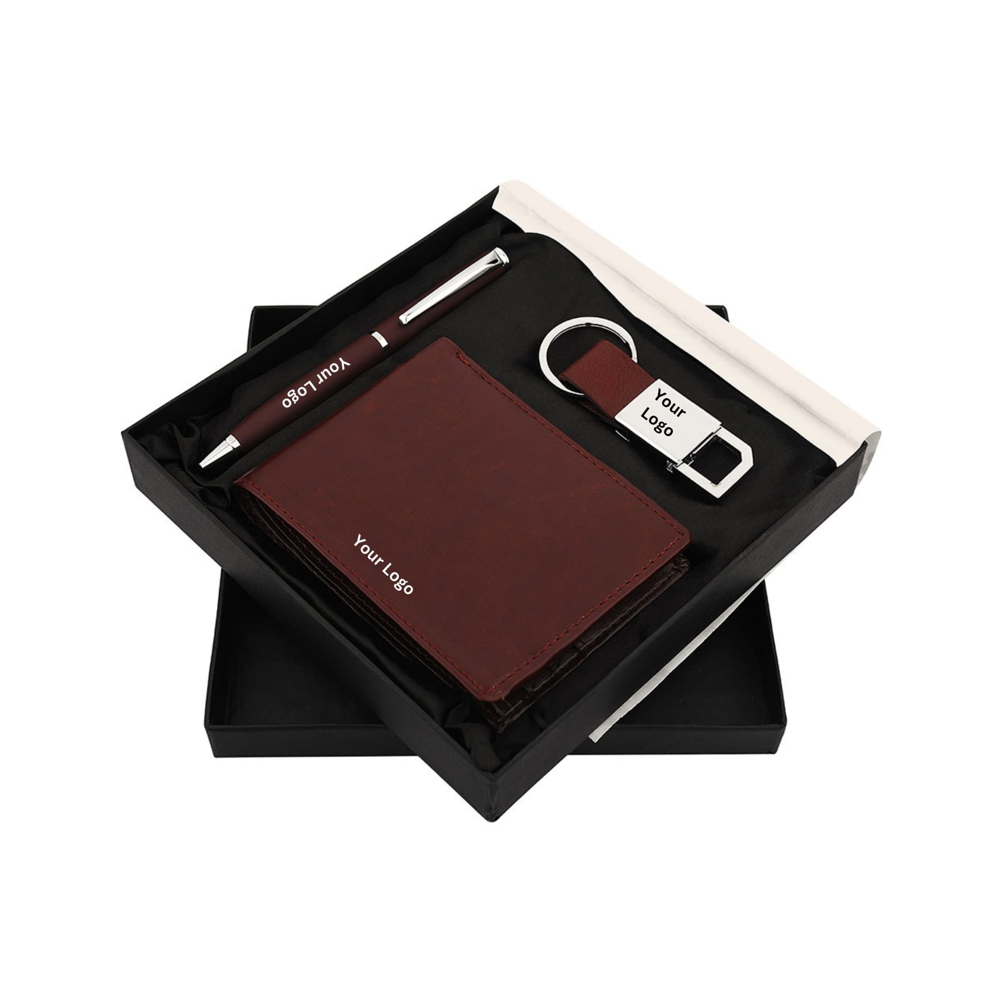 Stylish Pen, Keychain & Wallet Set