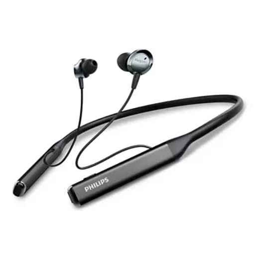 Philips TAPN505Bk Bluetooth Headset Active Noise Cancellation