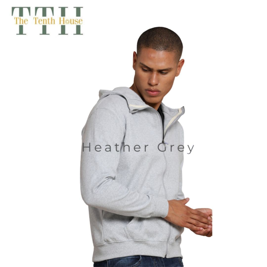 TTH 2 In 1 Zipper Hoodie Grey Melange
