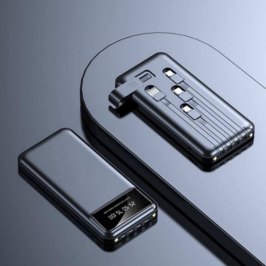 Urban Gear Power 10 (Display) Powerbank (Mobile Stand + Cables) 10,000mAh