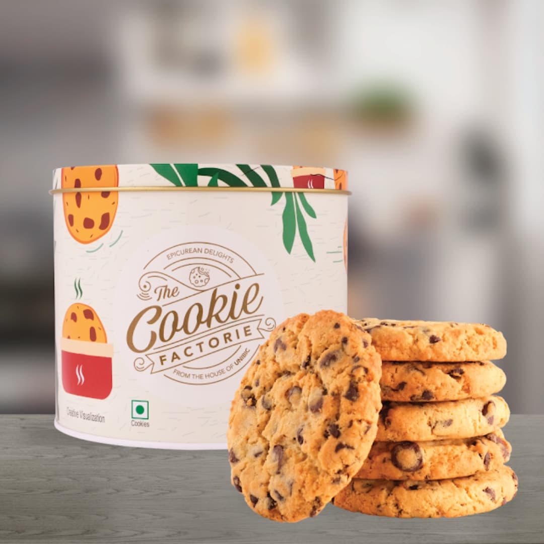 Unibic Triple Choco Chip The Cookies Factory | Triple Chocolate Cookie Bliss 300 Grams