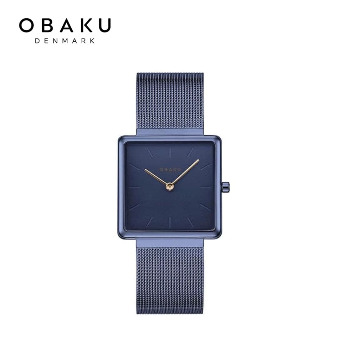 Obaku Kvadrat Blue Women Watch - V236LXLLML