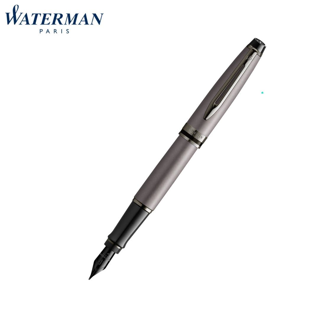 Waterman Expert Metallic Sr Trim Fountain Medium Pen