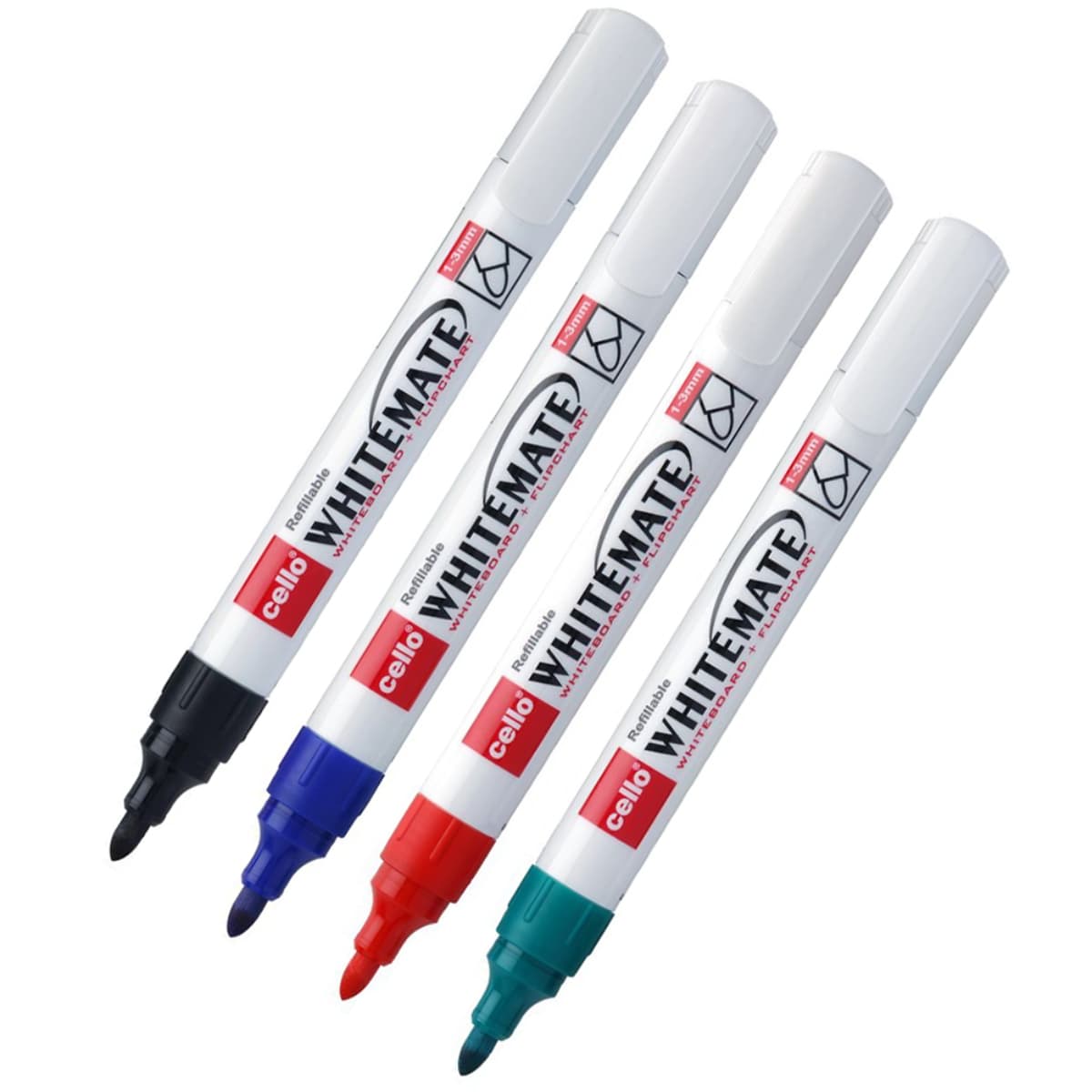 Cello Whiteboard Marker Pen Pack of 4