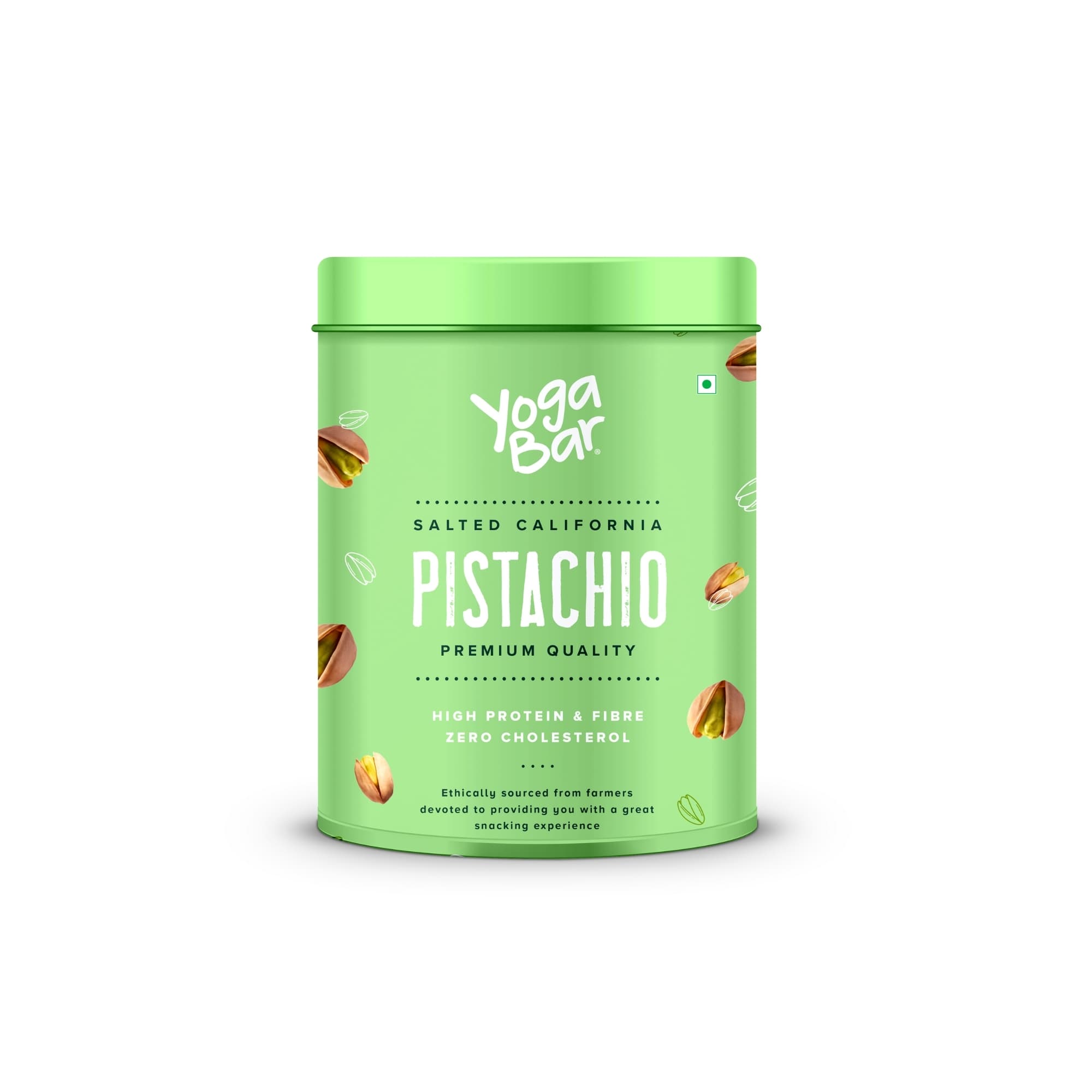 Roasted & Salted California Pistachios in Tin Jars - 100g