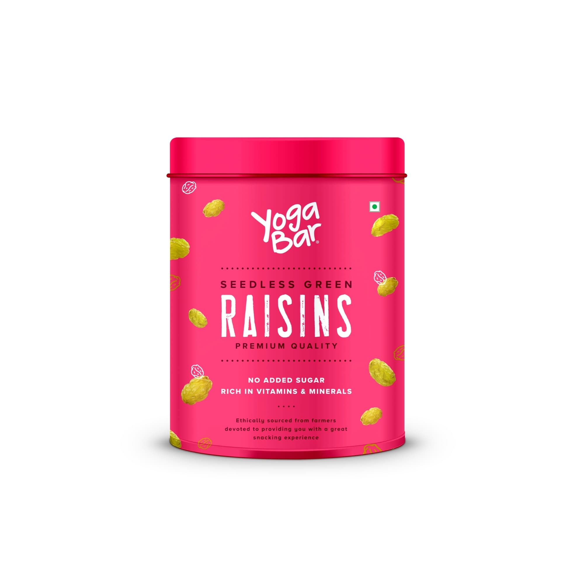 Seedless Afghani Green Raisins in Tin Jars - 100g