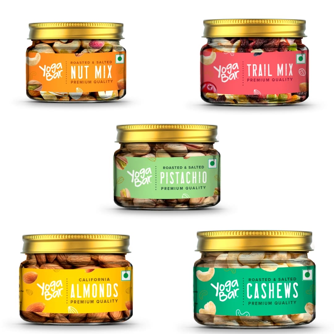 Yoga Bar Ultimate Nut Box - Set of 5 | The Ultimate Nut Lover�s Collection