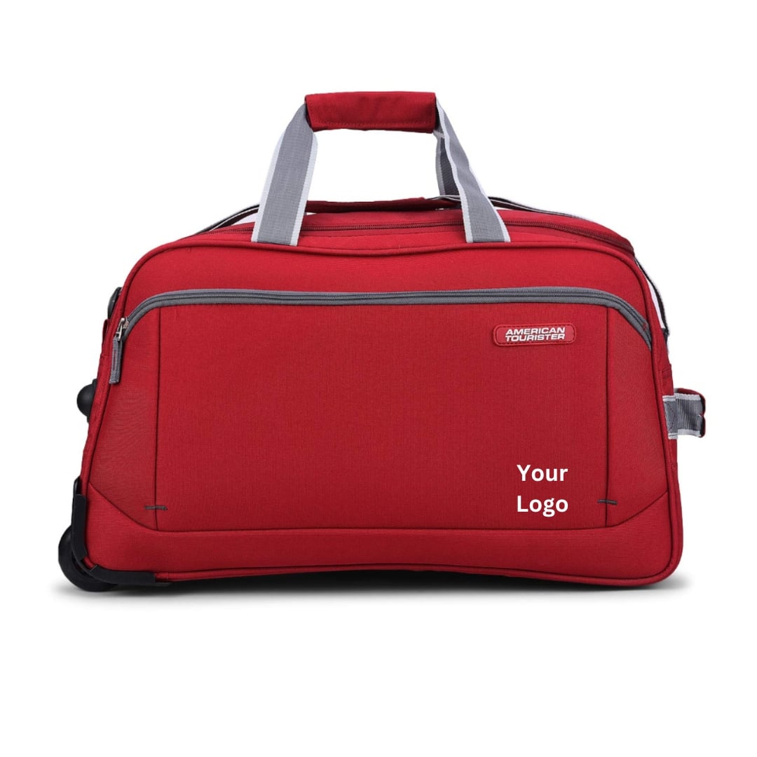 AMERICAN TOURISTER APEX WHEEL DUFFLE 57 CM RED TROLLEY BAG