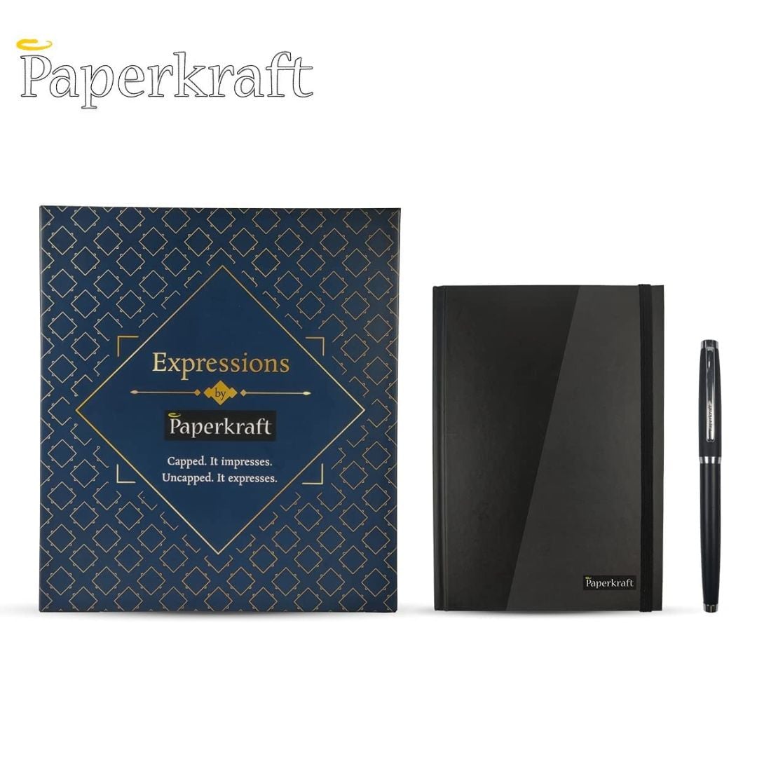 Paperkraft Expression Gift Pack Combo Series Ball Pen Blue (Beethoven  & Chopping)
