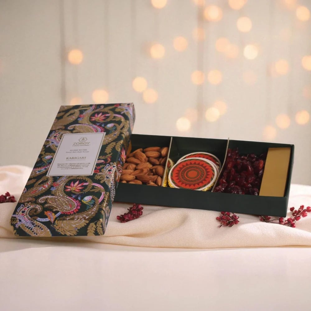 Zoroy Karigari Collection Festive Essential Kit � Handcrafted Diwali Corporate Gift Box
