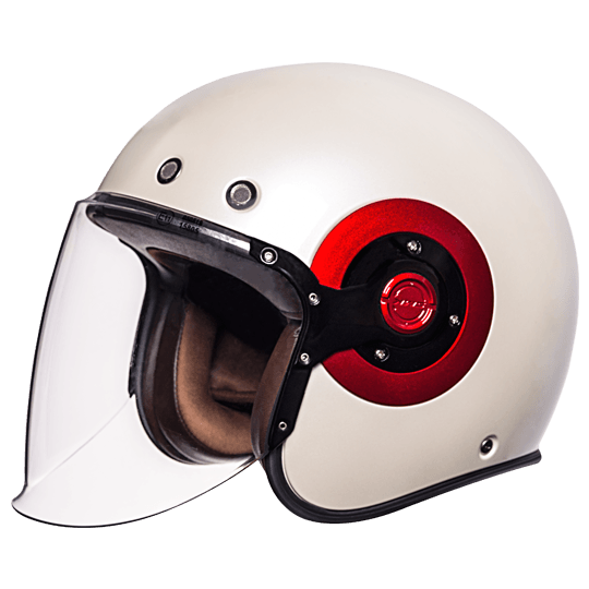 SMK RETRO WHITE HELMET GL130 XL PF70 HELMET