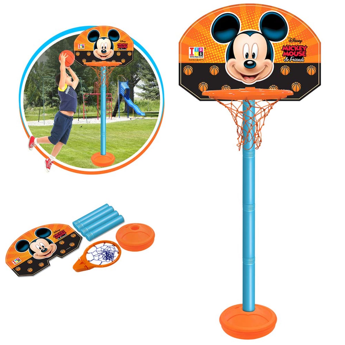 Itoys Shooting Champ Basketball Set Mickey