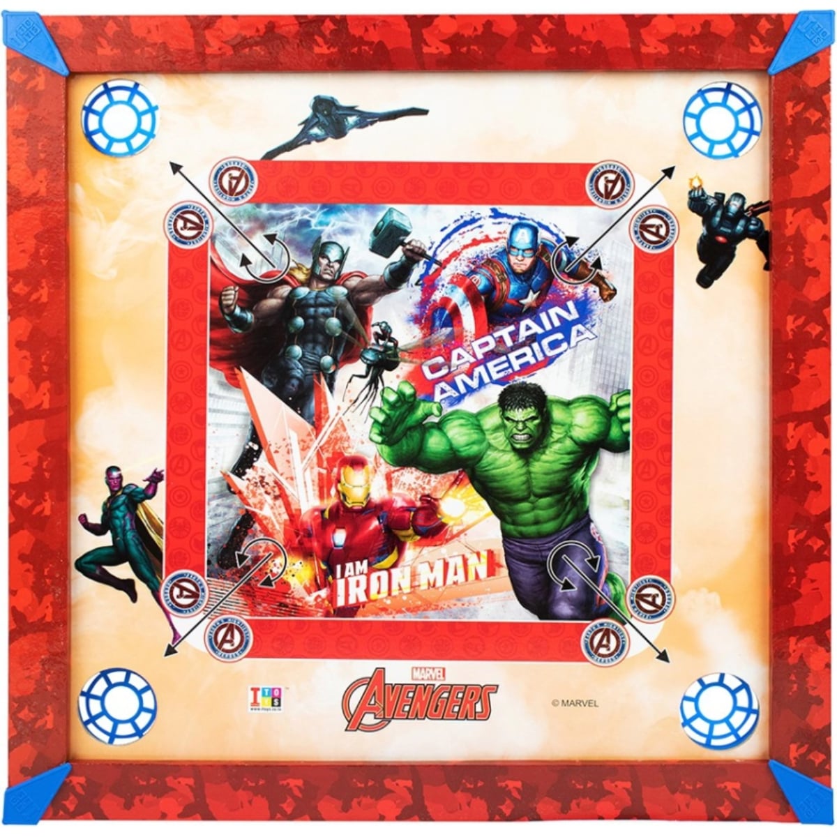 Itoys Toy Carrom 20X20 Avengers