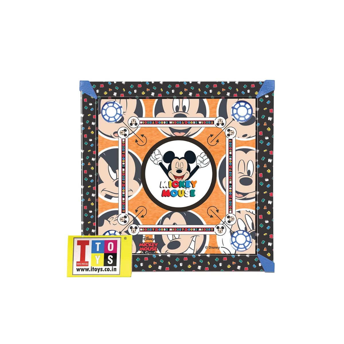Itoys Toy Carrom 20X20 Mickey Mouse