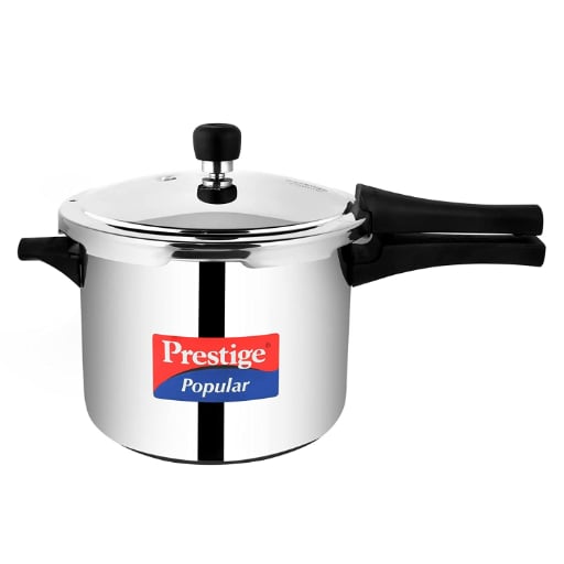 Prestige 20652 Popular Stainless Steel Pressure Cooker 5 Ltr