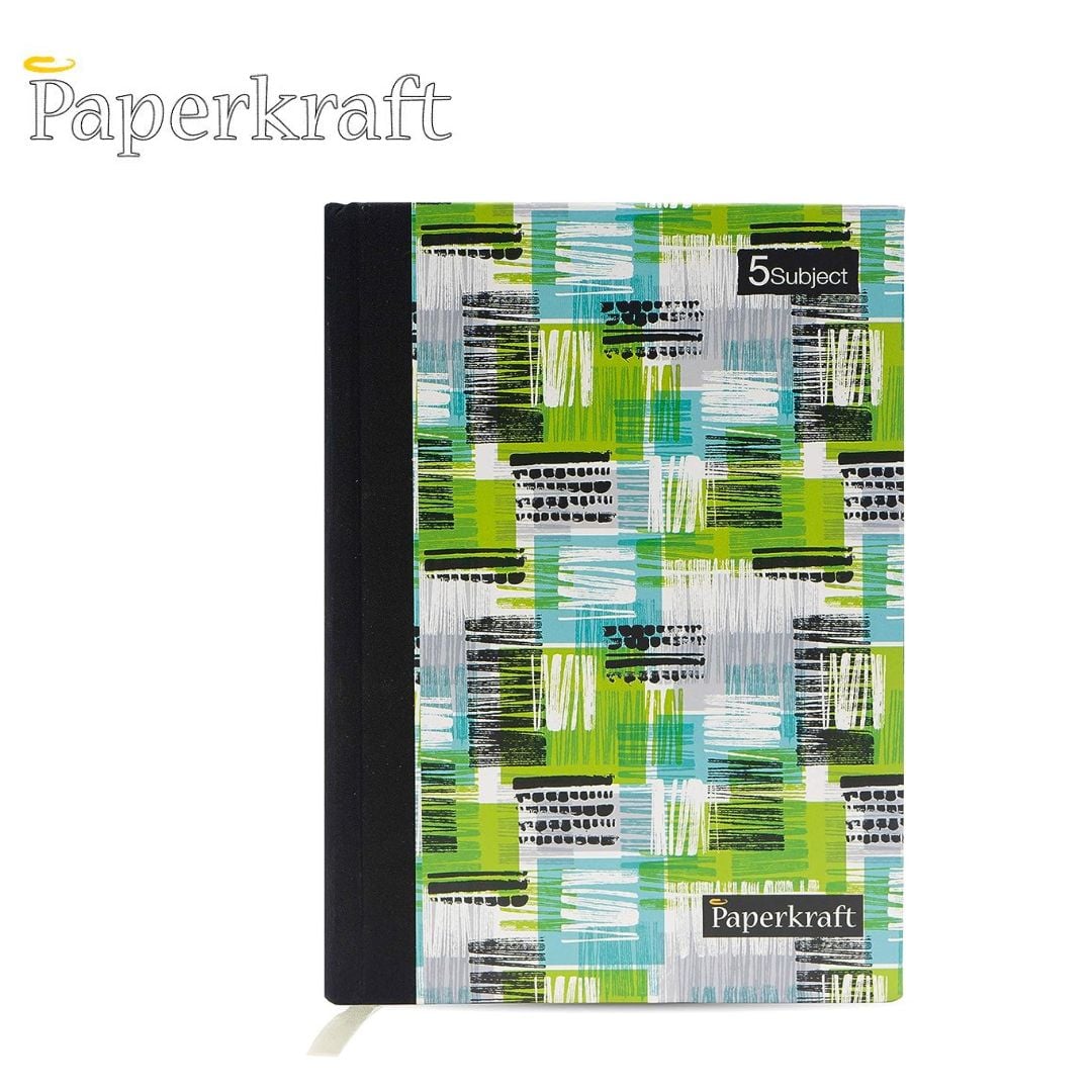 Paperkraft Expression 5 Subject Quarter Hard Bound Single Line Note Book 400Pg(243X182)