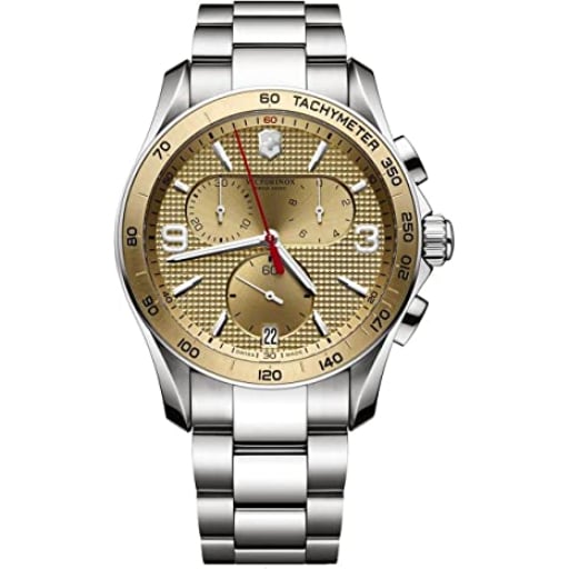 Victorinox 241658 Swiss Army Gold Dial Men's Watch