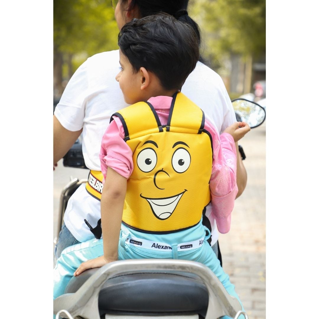 Steelbird Baby Safety Belt- CF- Yellow