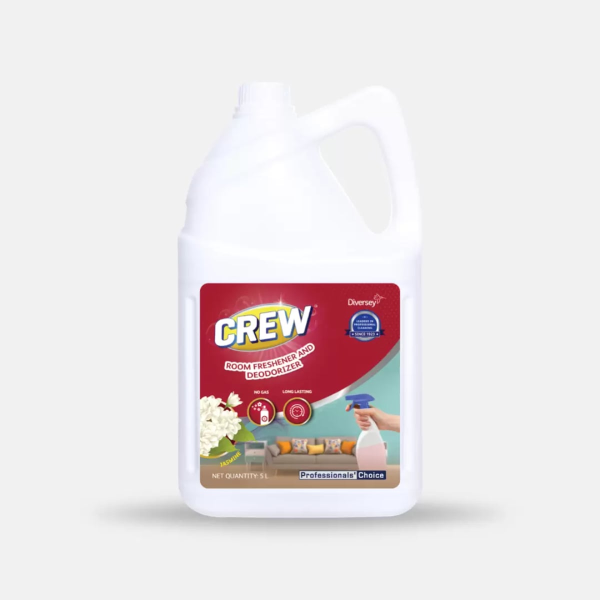 Diversey Prosumer Crew Room Freshener and Deodorizer Jasmine 5L